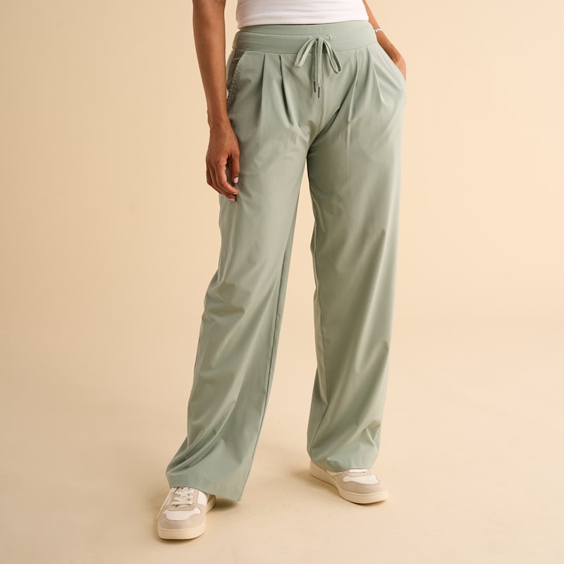Natural Reflections Tech Stretch Wide Leg Pants