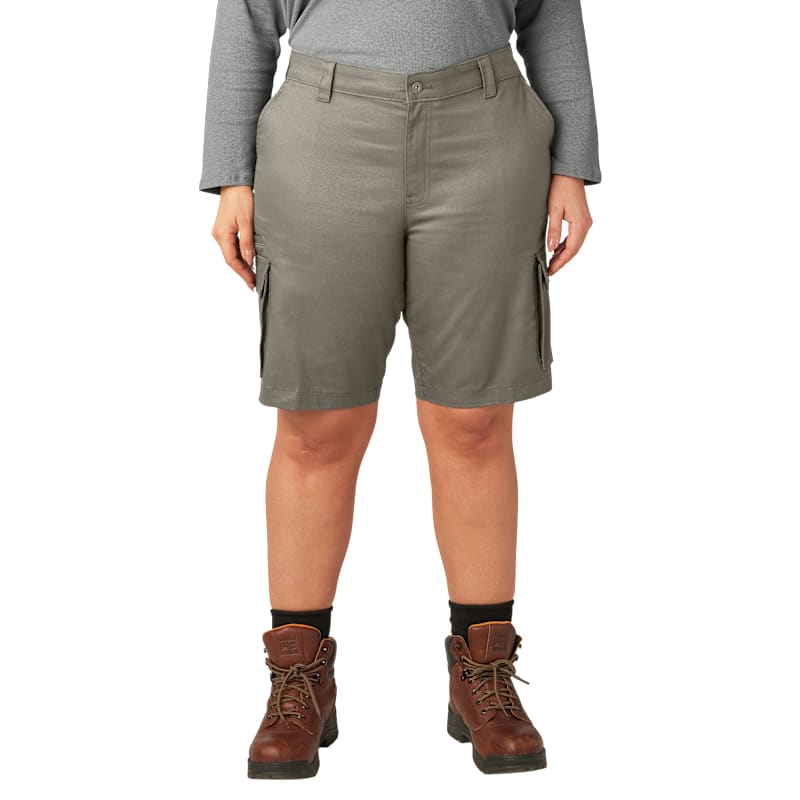 Dickies Relaxed Fit Stretch 11'' Cargo Shorts for Ladies