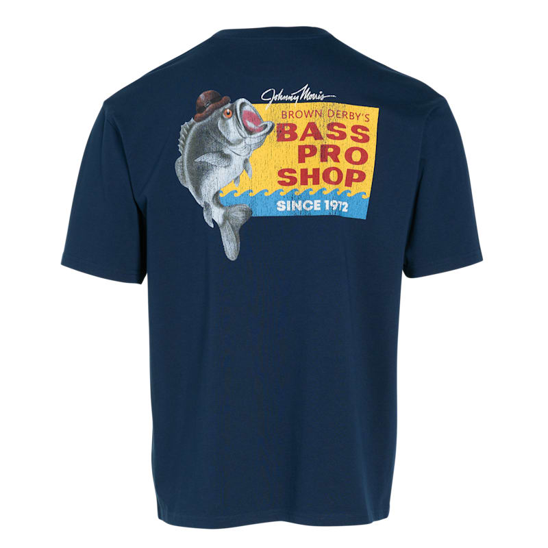 Bass Pro Shops Brown Derby Square Logo Short-Sleeve T-Shirt