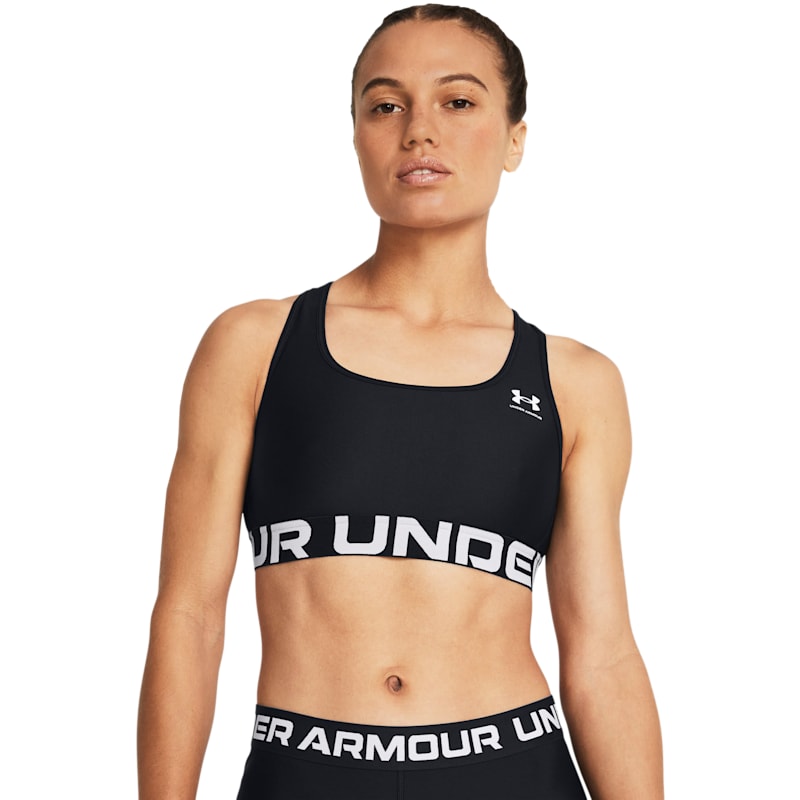 Under Armour HeatGear Mid Branded Sports Bra for Ladies
