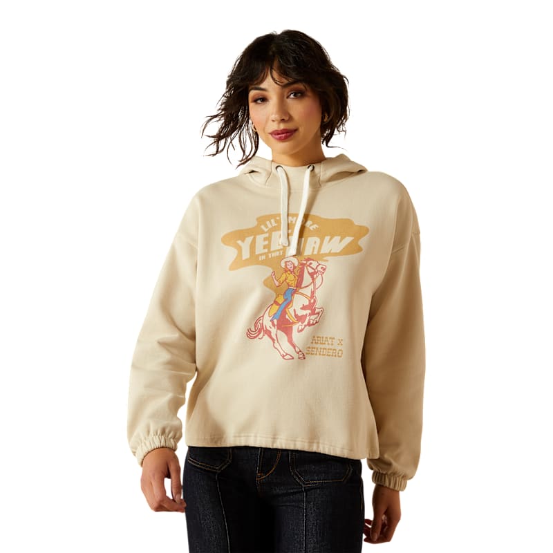 Ariat Essential Sendero Yeehaw Long-Sleeve Hoodie for Ladies