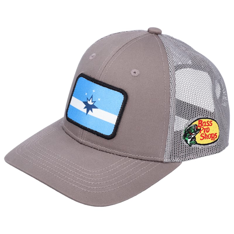 Bass Pro Shops Springfield Missouri Flag Patch Mesh-Back Cap