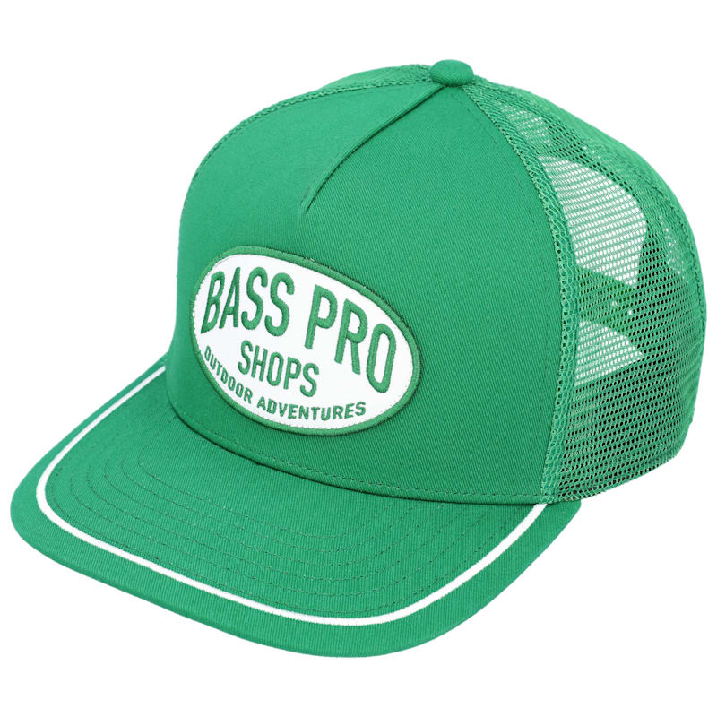 Bass Pro Shops Oval Outdoor Adventures Patch Mesh-Back Snapback Cap