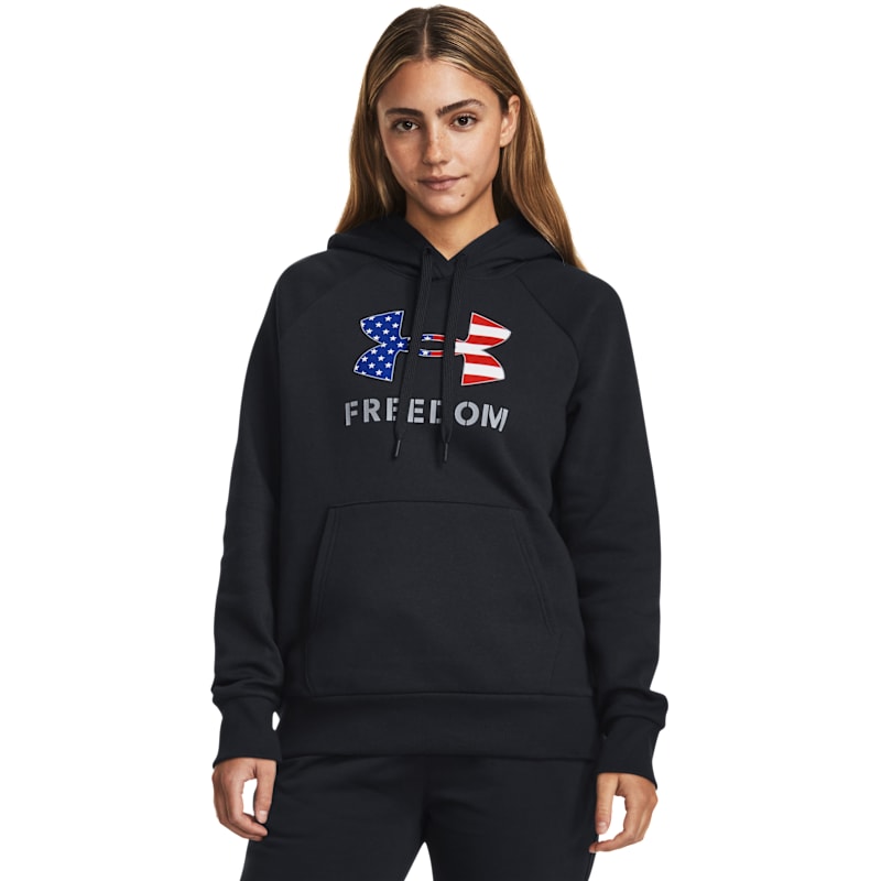 Under Armour Freedom Logo Rival Long-Sleeve Hoodie for Ladies