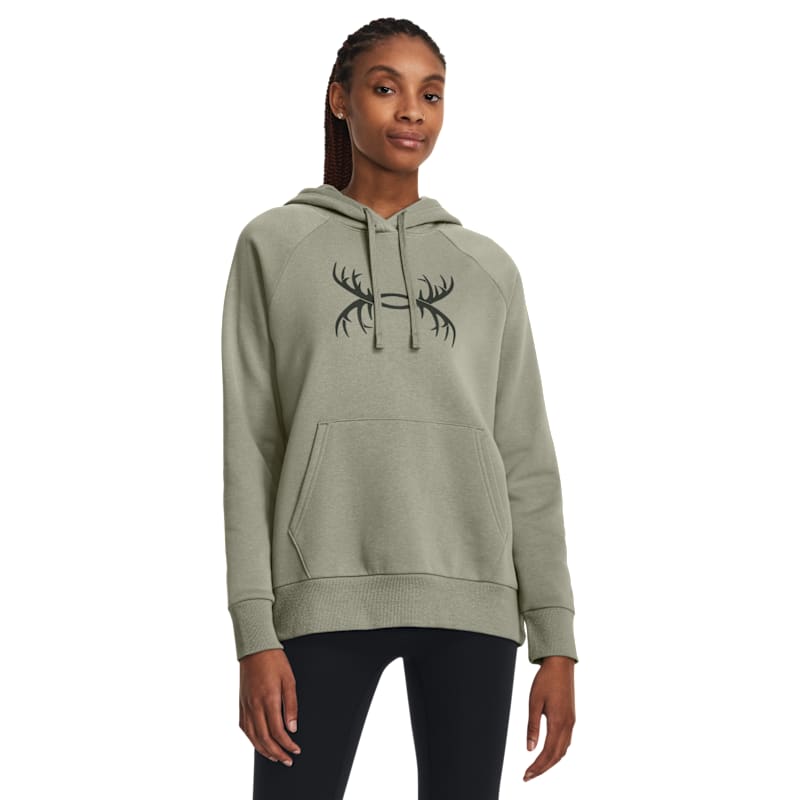 Under Armour Rival Antler Graphic Long-Sleeve Hoodie for Ladies