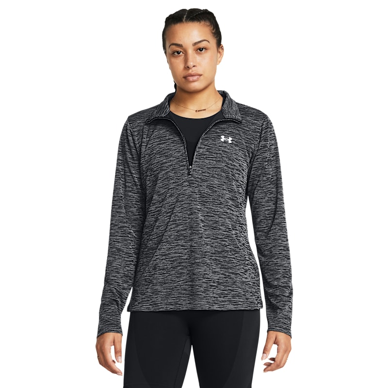 Under Armour Tech Textured Half-Zip Long-Sleeve Pullover for Ladies