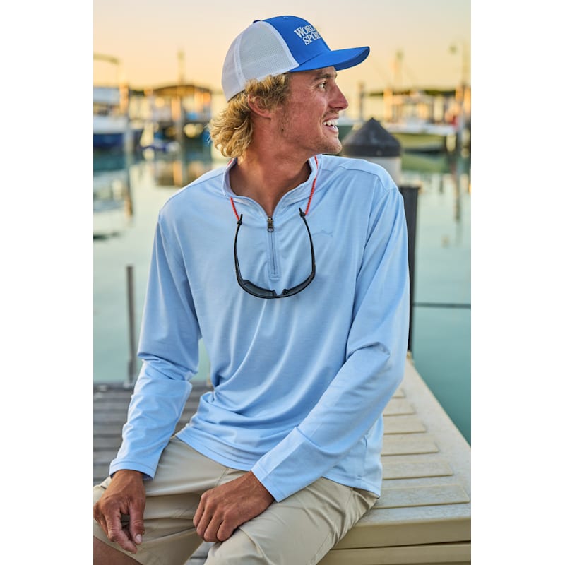 World Wide Sportsman Bayshore Quarter-Zip Long-Sleeve Pullover