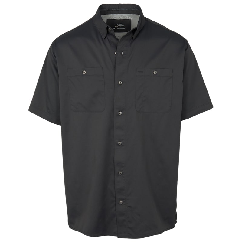 World Wide Sportsman Ultimate Angler Solid Short-Sleeve Button-Down Shirt
