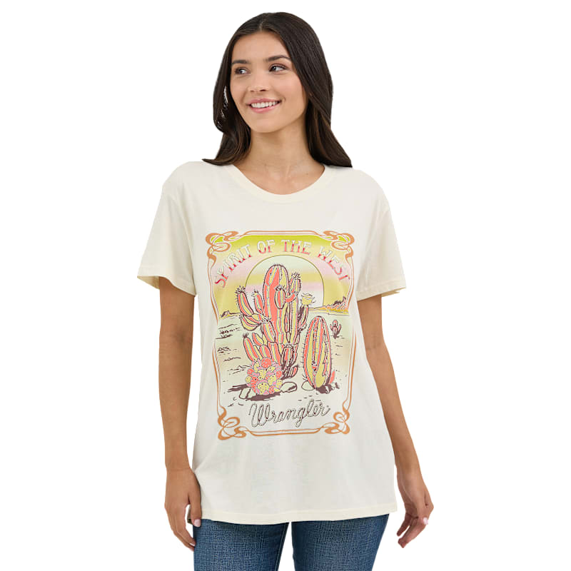 Wrangler Retro Spirit of the West Short-Sleeve T-Shirt for Ladies