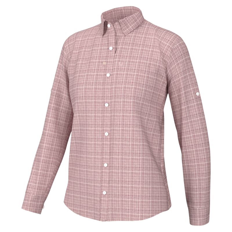 Huk Tide Point Cross-Dye Long-Sleeve Shirt for Ladies
