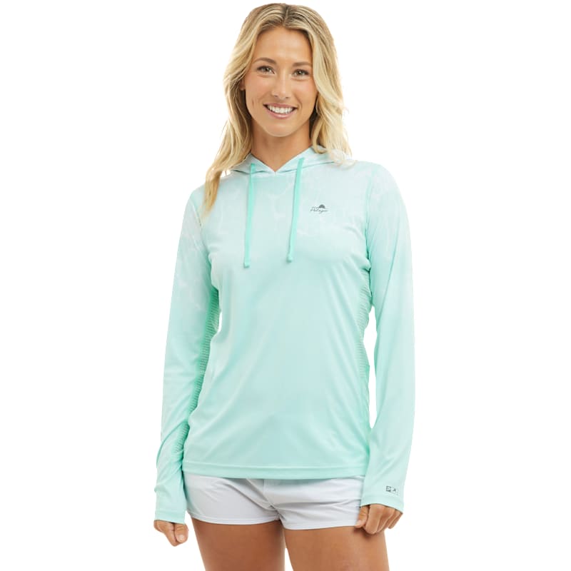 Pelagic Vaportek Hooded Long-Sleeve Fishing Shirt for Ladies