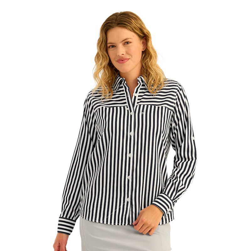 Huk Tide Point Novelty Long-Sleeve Shirt for Ladies