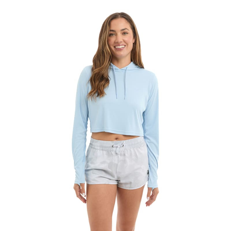 Pelagic Vaportek Cropped Hooded Long-Sleeve Fishing Shirt