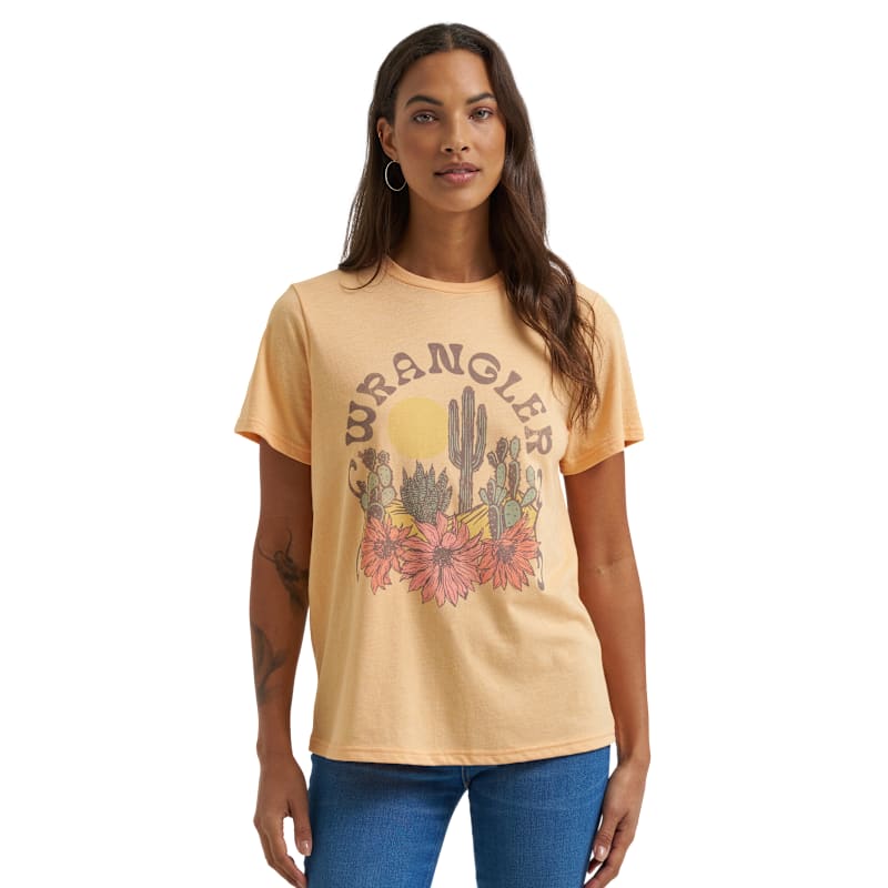 Wrangler Retro Cactus Floral Short-Sleeve T-Shirt