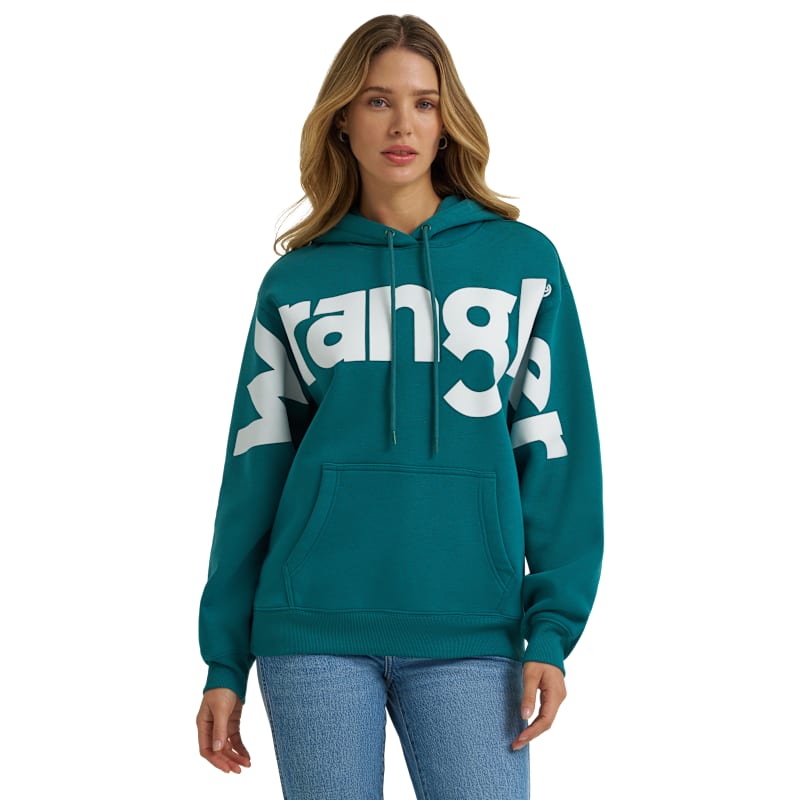 Wrangler Retro Classic Big Logo Hooded Sweatshirt