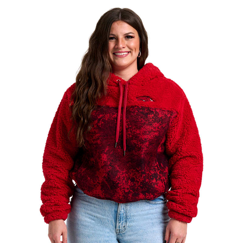 Lusso Willow Fashion Sherpa Collegiate Hoodie