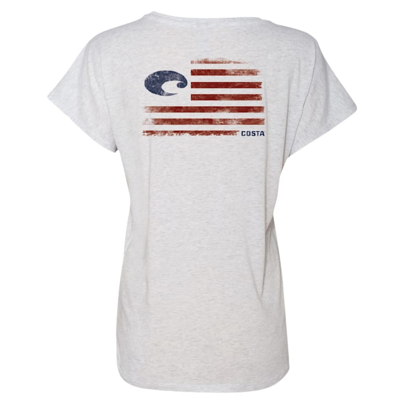 Costa Del Mar Pride USA Short-Sleeve T-Shirt for Ladies