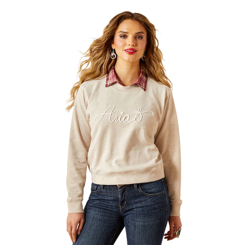 Ariat Essential Crew Long-Sleeve Sweatshirt for Ladies