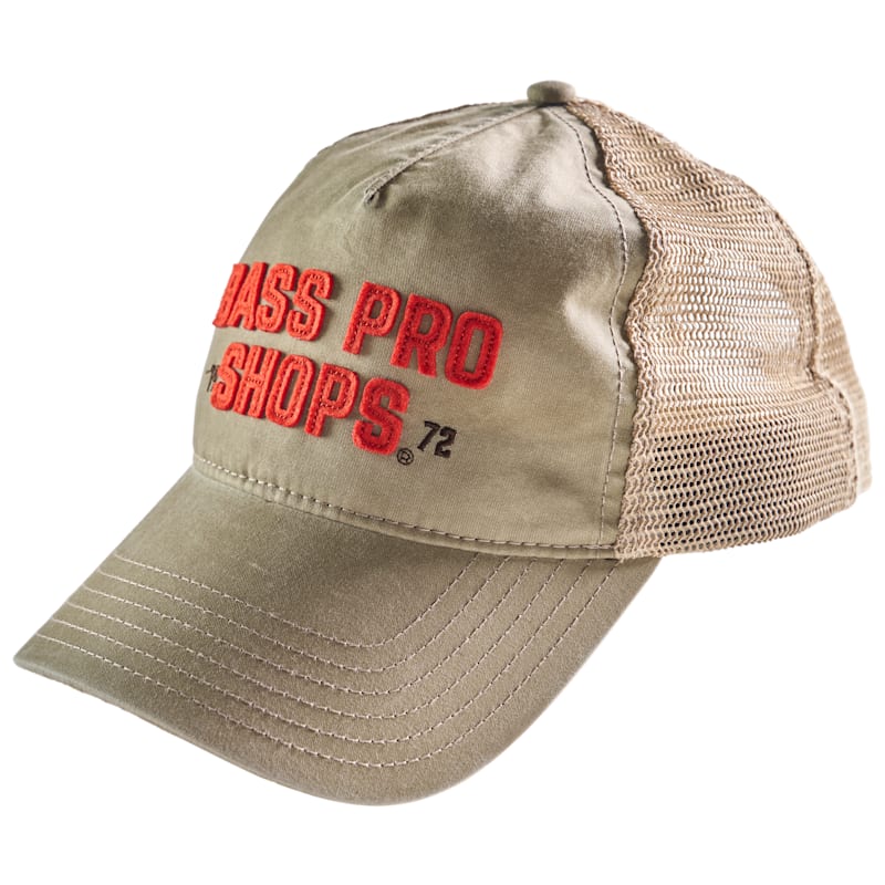 Bass Pro Shops Felt Patch Mesh-Back Cap