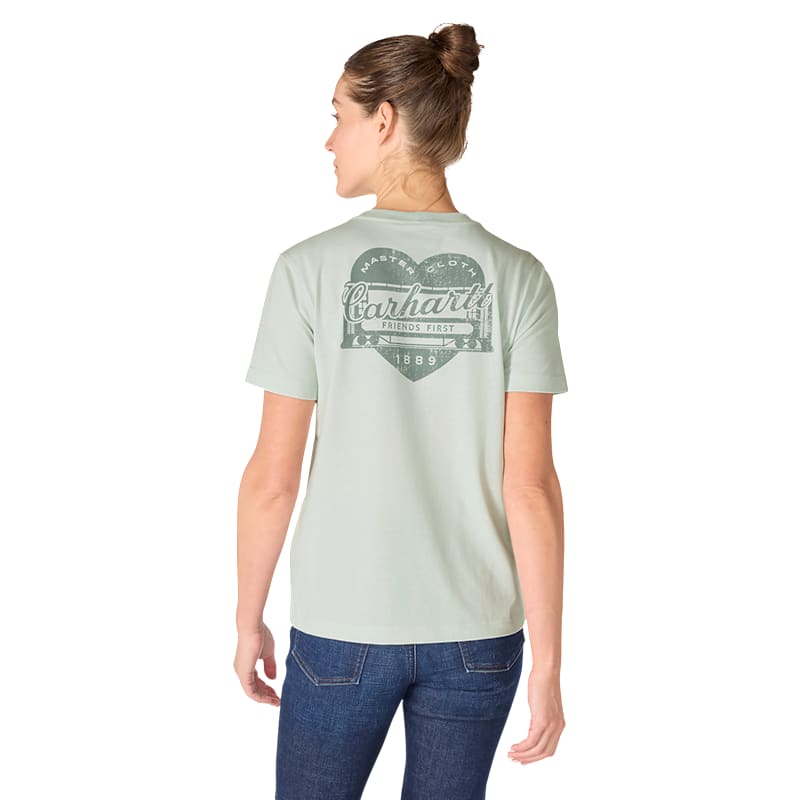 Carhartt Irvine Relaxed-Fit Heritage Heart Short-Sleeve T-Shirt