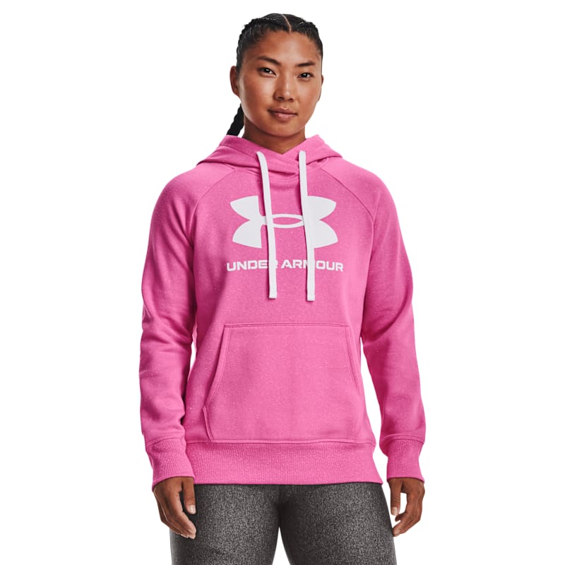 Under Armour Rival Fleece Logo Raglan Long-Sleeve Hoodie for Ladies