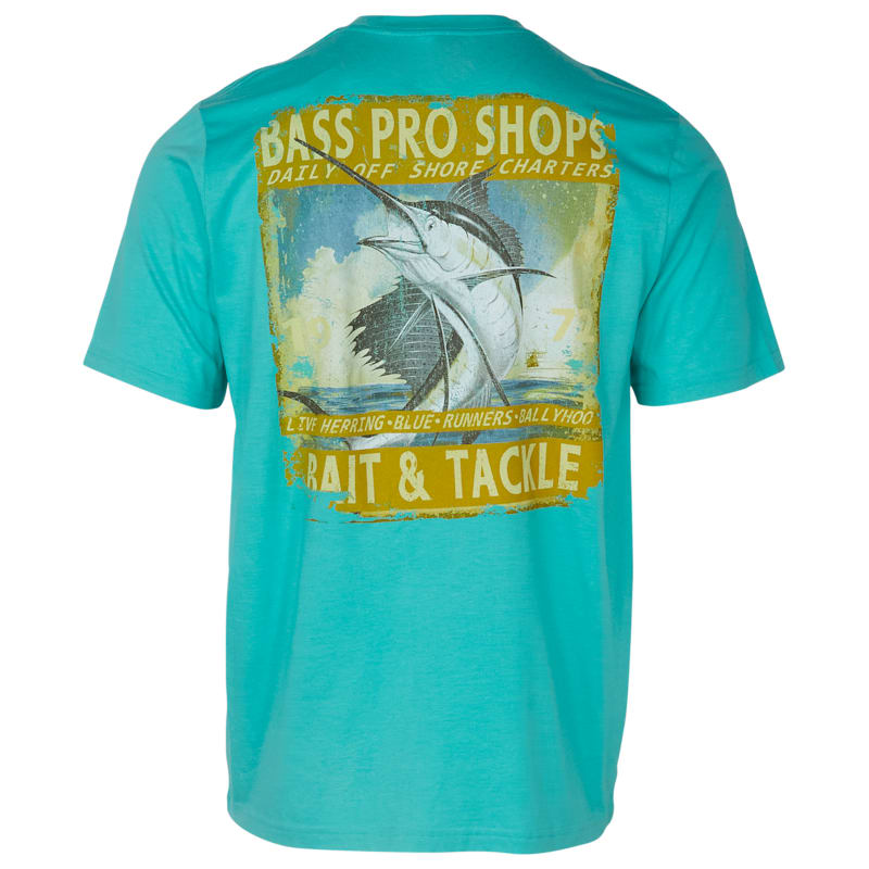 Bass Pro Shops Daily Offshore Charters Short-Sleeve Pocket T-Shirt for Men