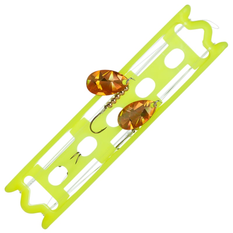 Bass Pro Shops XPS Foil Escent Walleye Spinner 2-Pack