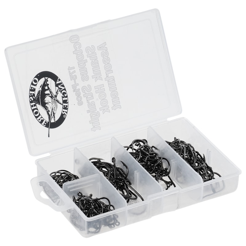 Offshore Angler Octopus Straight Hooks 175-Piece Kit