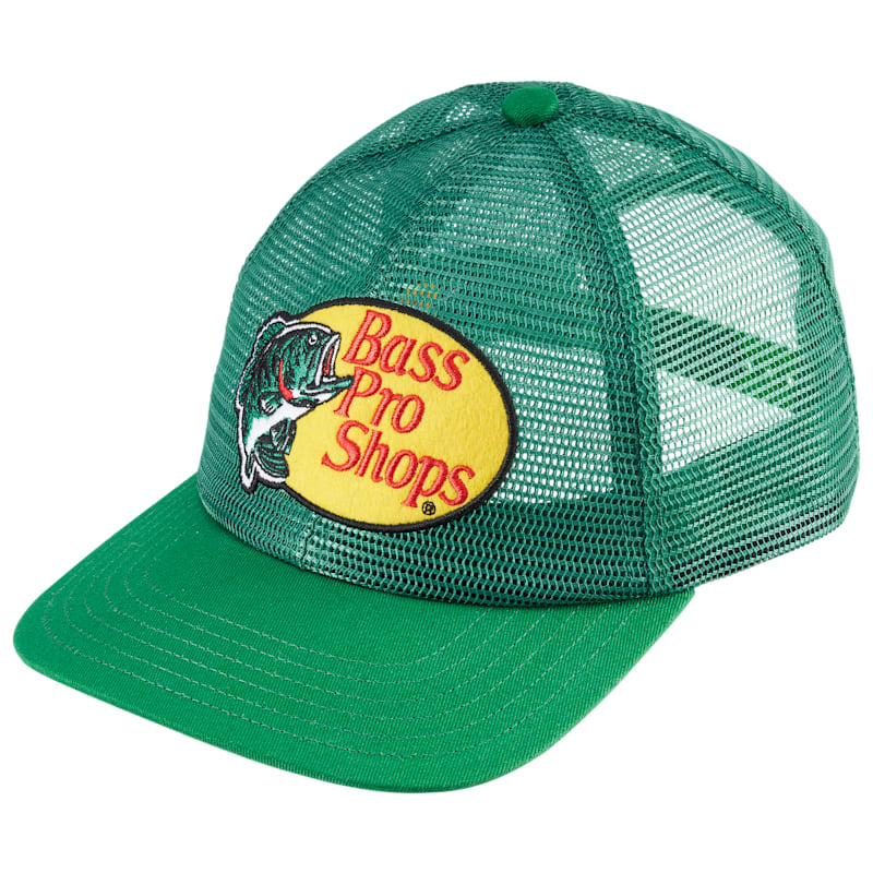 Bass Pro Shops Leaping Bass All-Over Mesh Trucker Cap