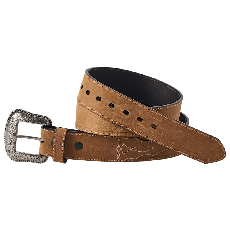 RedHead Ranch Toe Bug Stitched Tab Belt