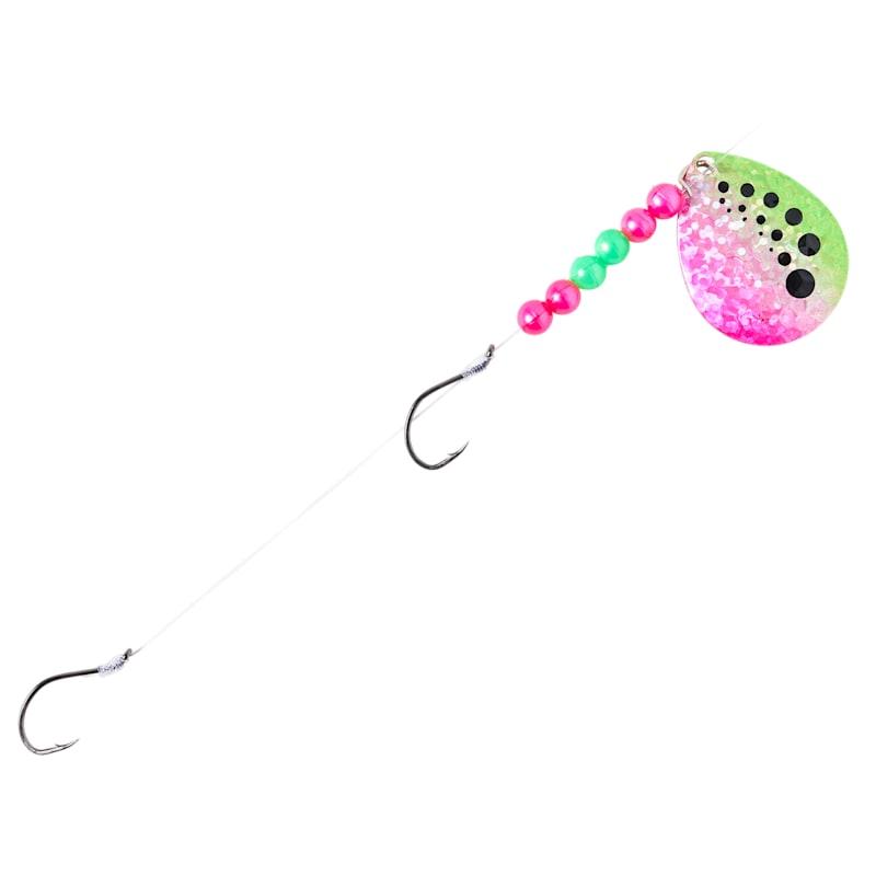 Bass Pro Shops Walleye Angler 2-Hook Walleye Spinner Harness Rig 2-Pack