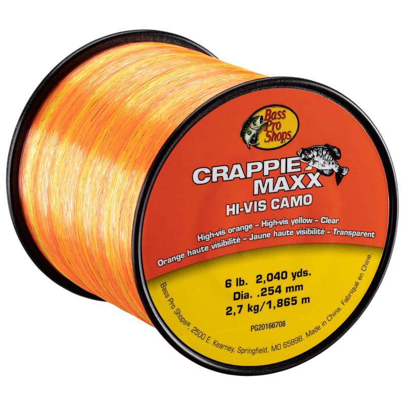 Crappie Maxx Hi-Vis Camo Fishing Line
