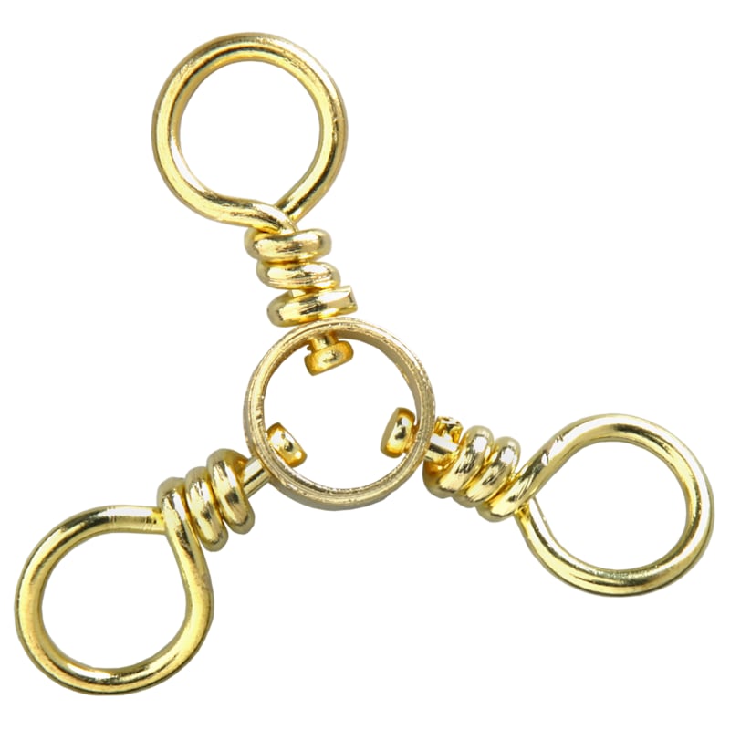 Bass Pro Shops Three-Way Brass Swivel