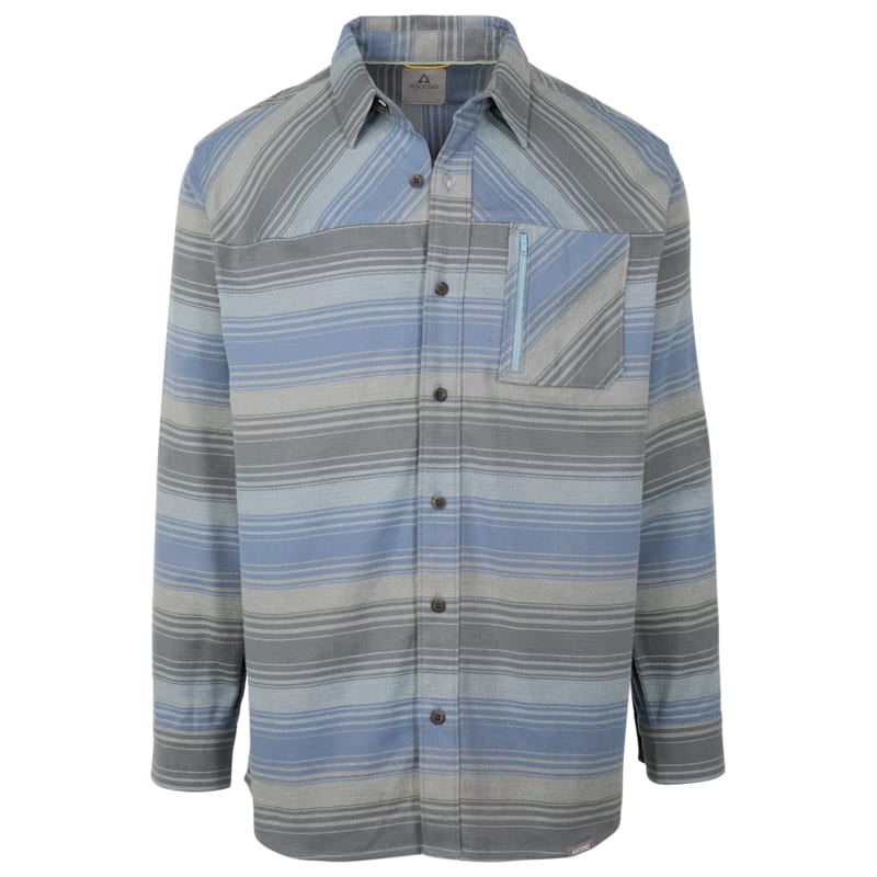 Ascend Finn Button-Up Long-Sleeve Shirt for Men