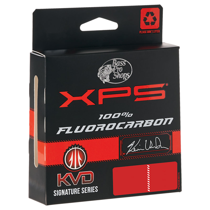 XPS KVD Signature Series Fluorocarbon Fishing Line - 600-yd Spool