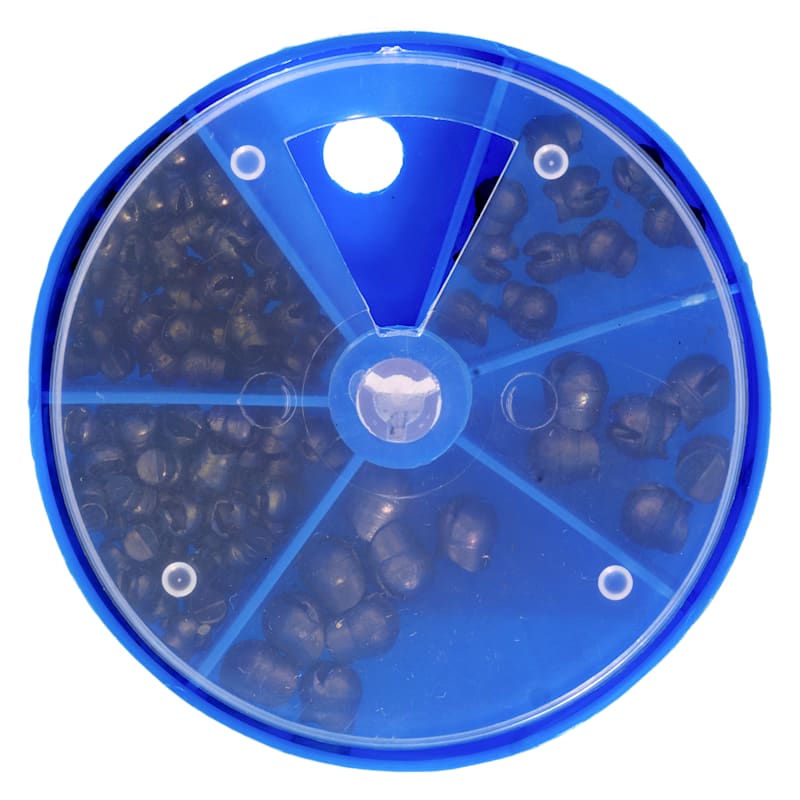 Bass Pro Shops 124-Piece Reusable Split Shot Weight Assortment
