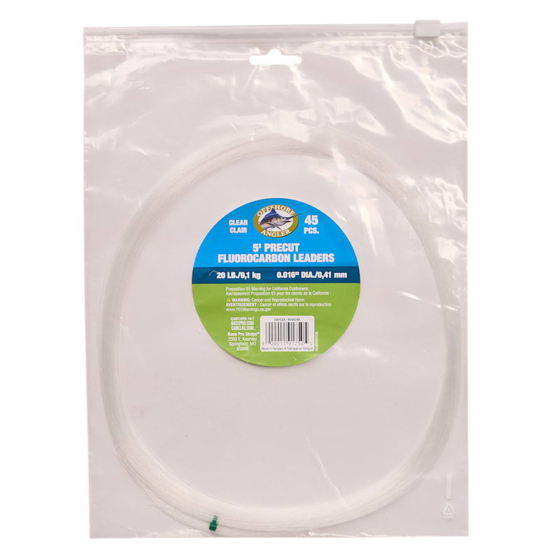 Offshore Angler Pre-Cut Fluorocarbon Leaders
