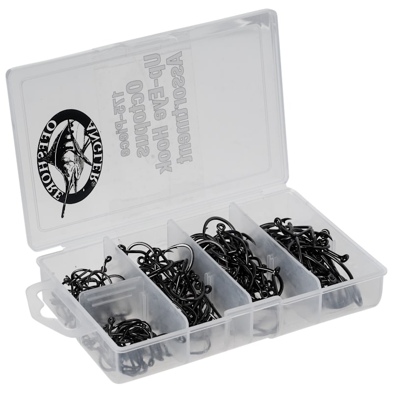 Offshore Angler 175-Piece Octopus Up-Eye Hooks Kit