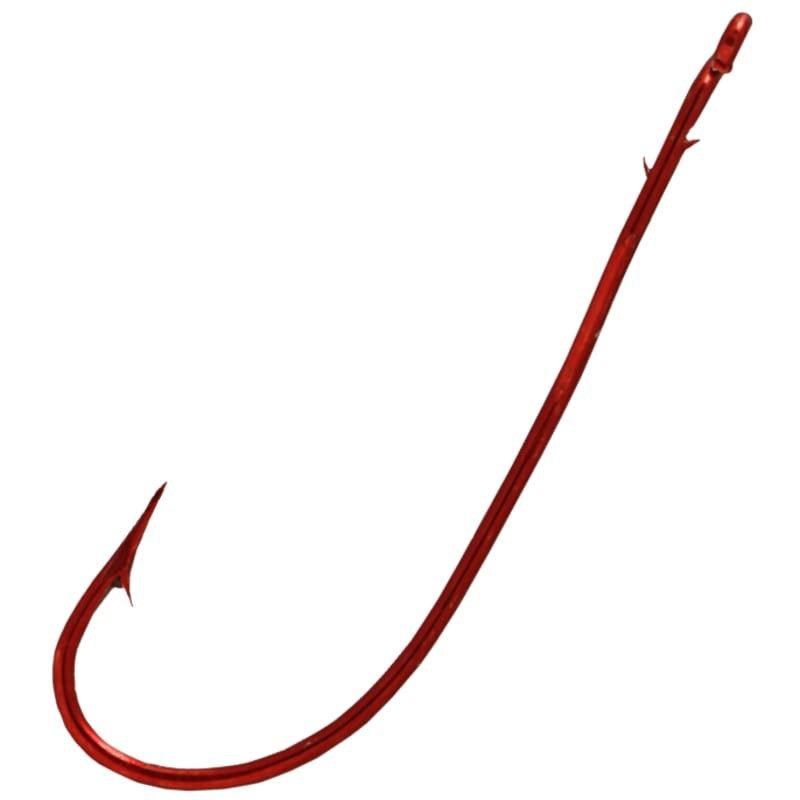 Tru-Turn Blood-Red Bass Worm Hook