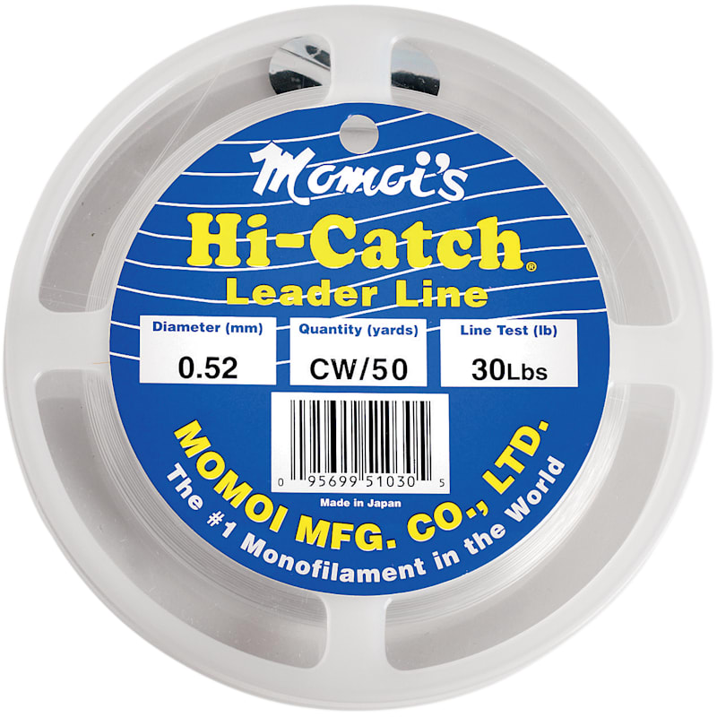 Momoi's Hi-Catch Nylon Monofilament Leader Keeper - 50 Yards