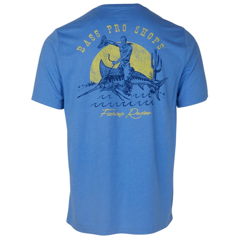 Bass Pro Shops Fishing Rodeo Marlin Short-Sleeve Pocket T-Shirt for Men