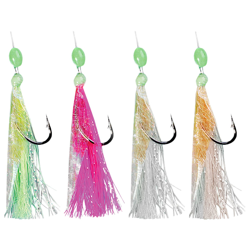 Hayabusa Mixed Flasher Sabiki Hot Hooks Bait Rigs - Model S-507E
