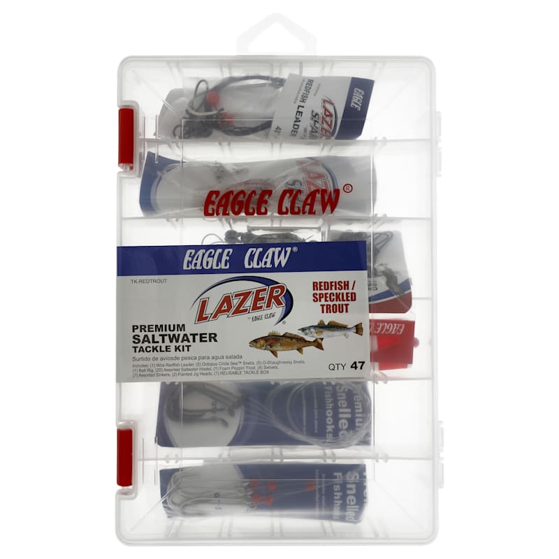 Eagle Claw Lazer Sharp Redfish/Speckled Trout Saltwater Tackle Kit