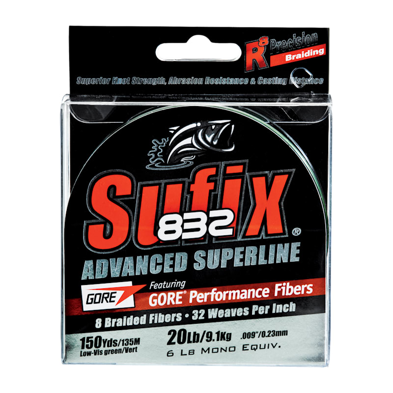 Sufix 832 Advanced Superline Braid Fishing Line - 600 Yards