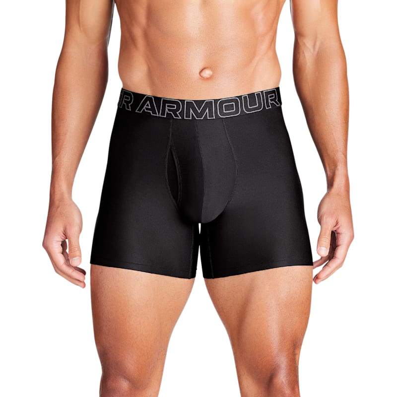 Under Armour Performance Tech 6" Boxer Briefs for Men 3-Pack