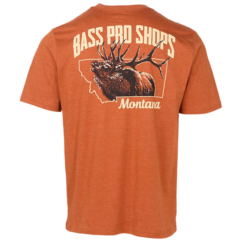 Bass Pro Shops Montana Elk Short-Sleeve T-Shirt for Men