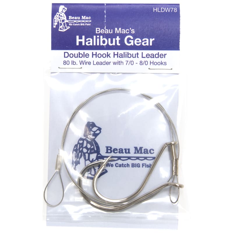 Beau Mac Halibut Double Hook Wire Rig