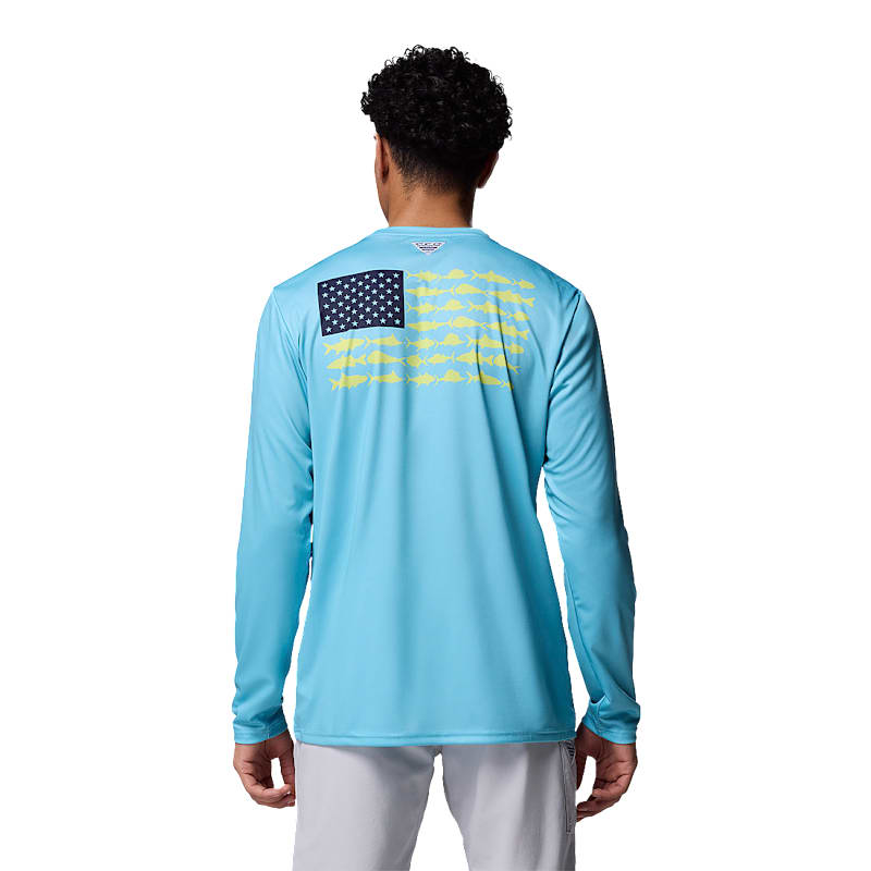 Columbia Terminal Tackle PFG Fish Flag Long-Sleeve Shirt