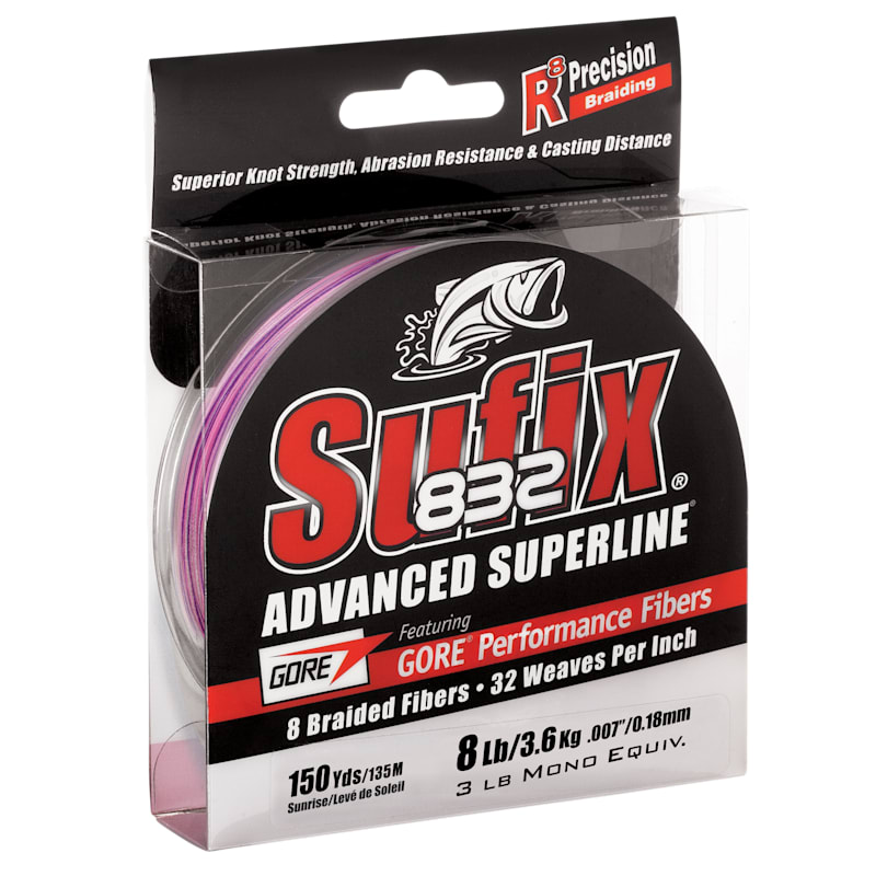 Sufix 832 Advanced Superline Braid Fishing Line 150-Yard Spool