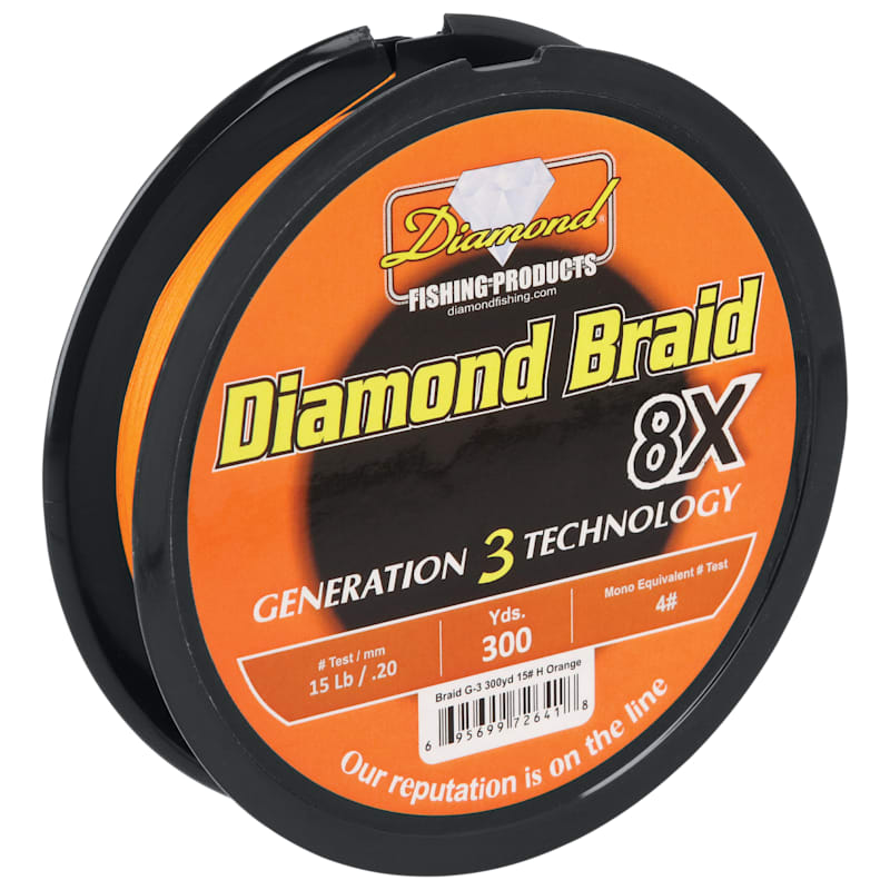 Diamond Generation 3 Diamond Braid 8X Fishing Line